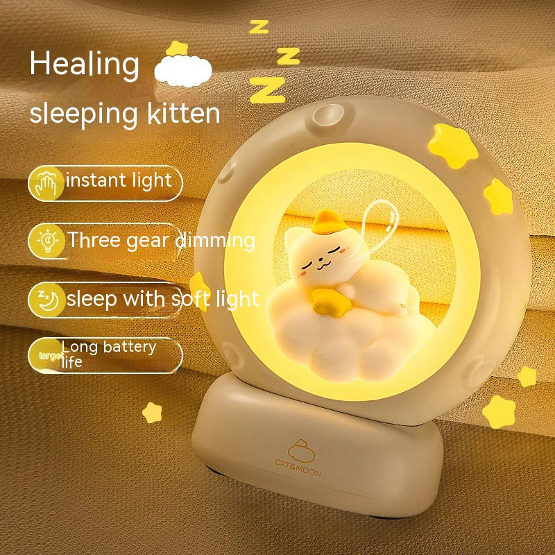 Children’s Bedside Sleeping Lamp – Soothing Light with Cute Animal Design
