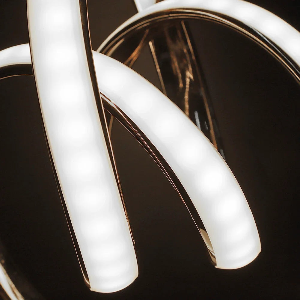 Modern LED Spiral Table Lamp – Eye-Caring Curved Light