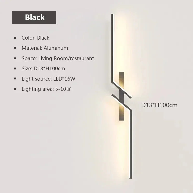 Modern LED Wall Lamp – Minimalist Indoor Decorative Sconce