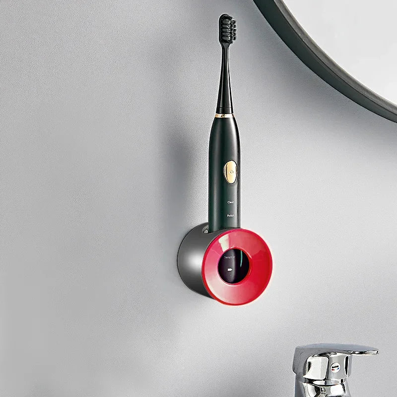 Bathroom Wall-Mounted Toothbrush Holder – Single & Double Hole Organizer