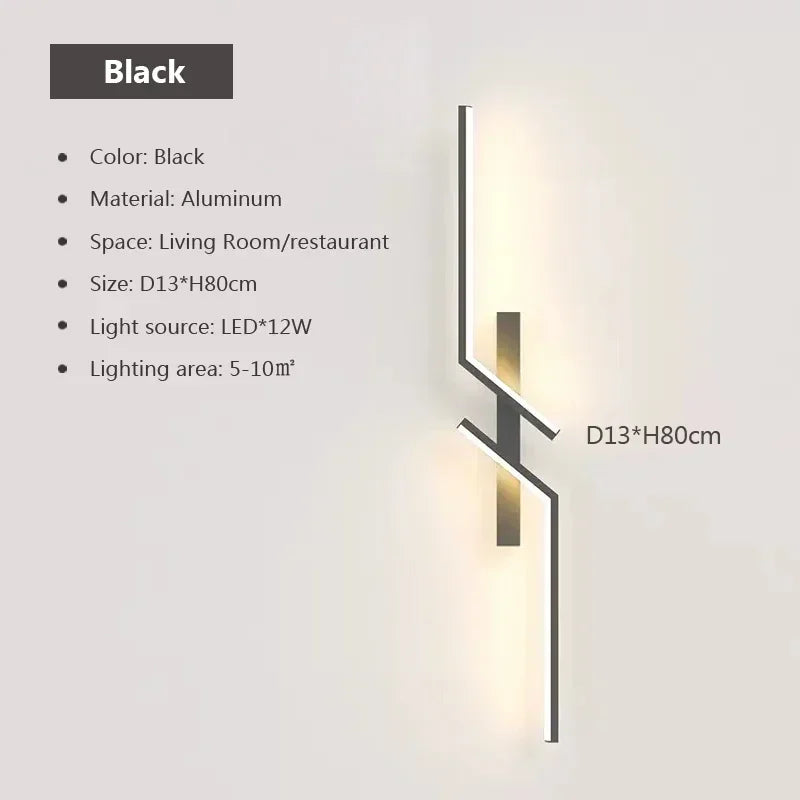 Modern LED Wall Lamp – Minimalist Indoor Decorative Sconce