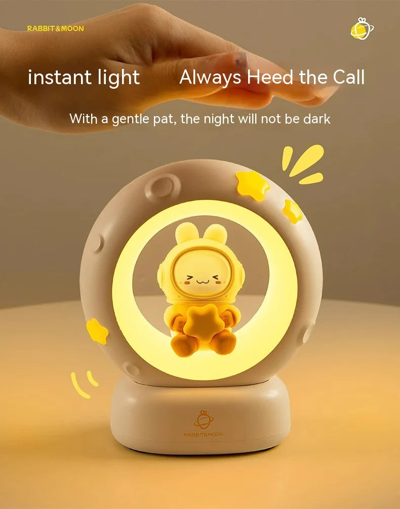 Children’s Bedside Sleeping Lamp – Soothing Light with Cute Animal Design