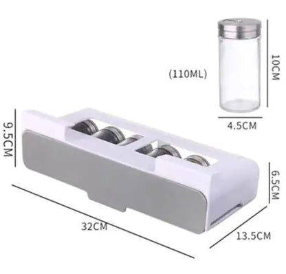 Multi-Compartment Hanging Kitchen Spice Rack