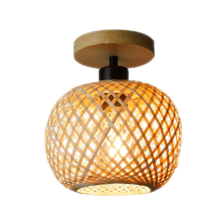 Bamboo Glow Lamp – Japanese-Style Ceiling Light