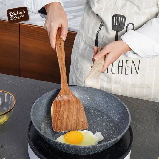 Acacia Wood Spatula - Kitchen Utensil for Home Use