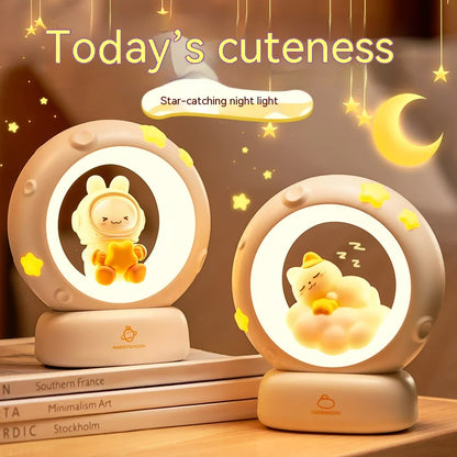 Children’s Bedside Sleeping Lamp – Soothing Light with Cute Animal Design