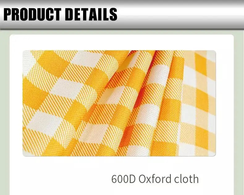 Portable Insulated Picnic Basket with Aluminum Frame