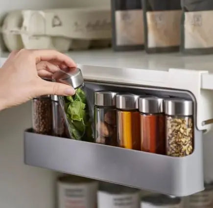 Multi-Compartment Hanging Kitchen Spice Rack