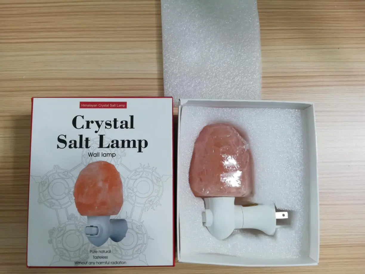 Natural Himalayan Salt Lamp with LED Light