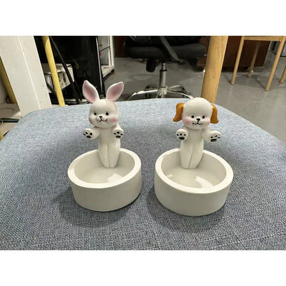 Creative Cartoon Cat Candle Holder for Home Decor