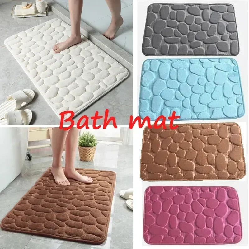 Super Absorbent Quick-Dry Bath Mat – Non-Slip Bathroom Rug