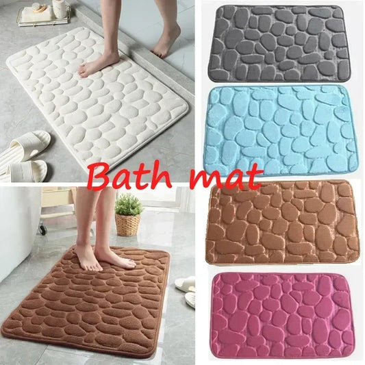 Super Absorbent Quick-Dry Bath Mat – Non-Slip Bathroom Rug