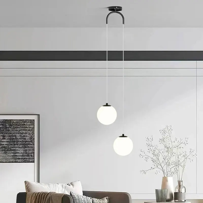 Modern Nordic Glass LED Pendant Light