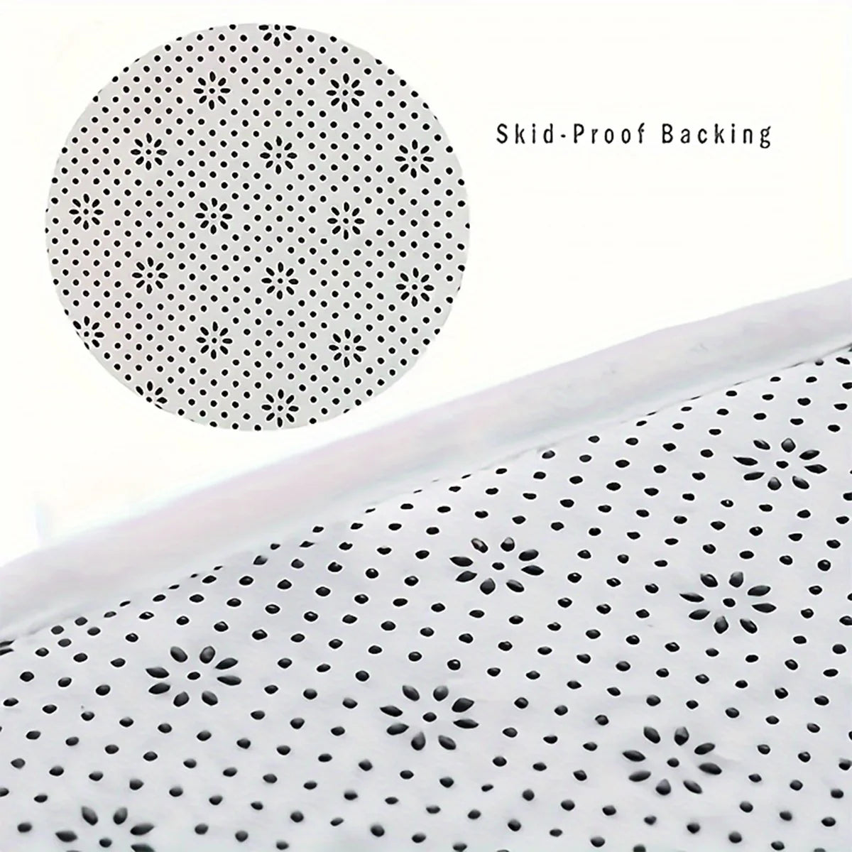 Bathroom flannel absorbent soft floor mat