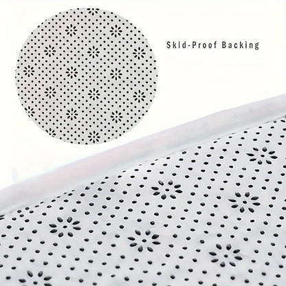 Bathroom flannel absorbent soft floor mat