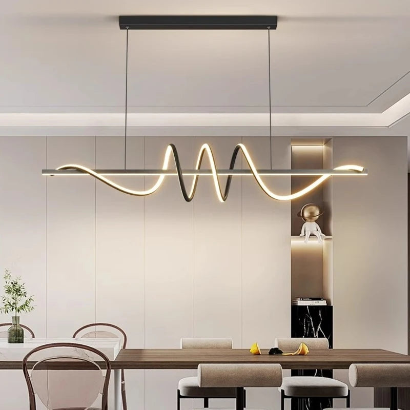 Modern Minimalist Dining Room Chandelier – 2024 Eye-Caring Bar Light