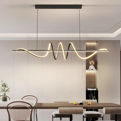 Modern Minimalist Dining Room Chandelier – 2024 Eye-Caring Bar Light