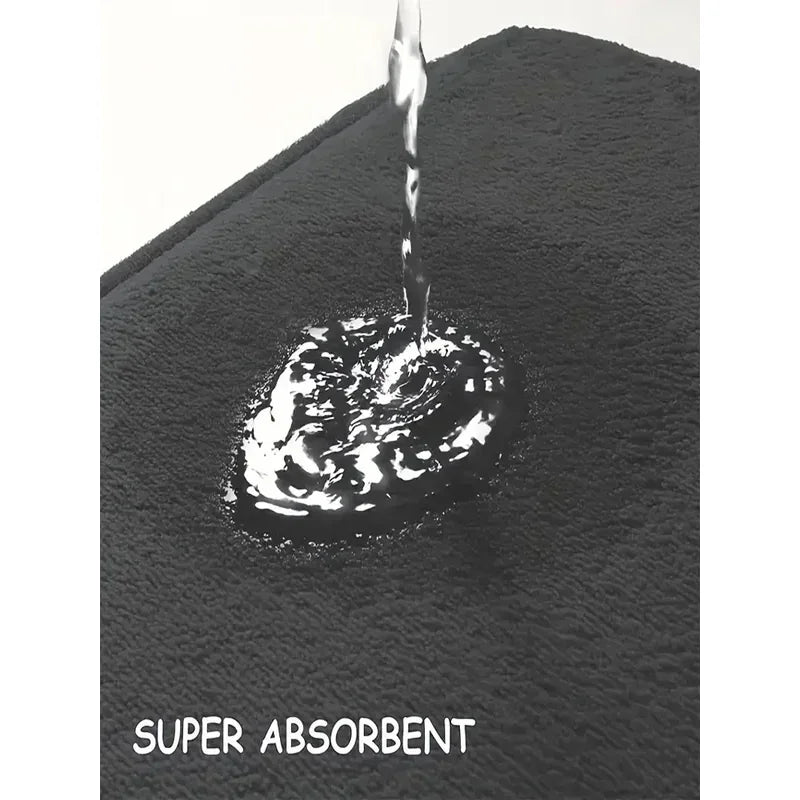 Luxury memory foam bathroom mat set-super soft, non-slip,