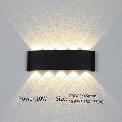 Waterproof LED Wall Lamp – IP66 Indoor/Outdoor Minimalist Light
