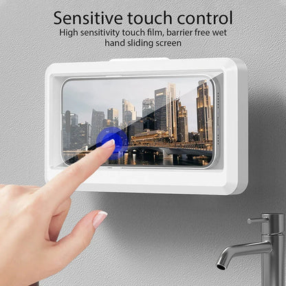 Waterproof Wall-Mounted Bathroom Phone Holder
