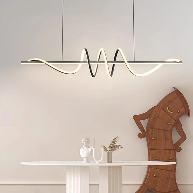 Modern Minimalist Dining Room Chandelier – 2024 Eye-Caring Bar Light