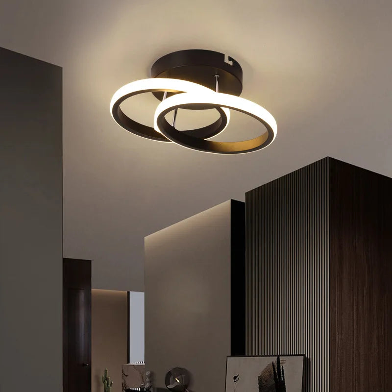 Modern LED Ceiling Lamp – 3-Color Aisle & Bedroom Light