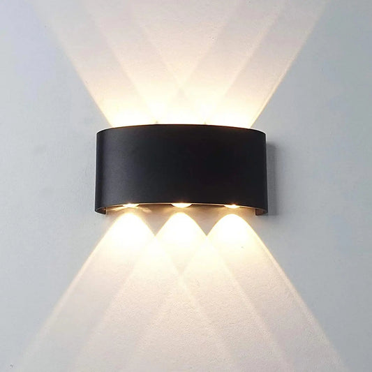 Modern LED Wall Sconce – Up & Down Light (White)