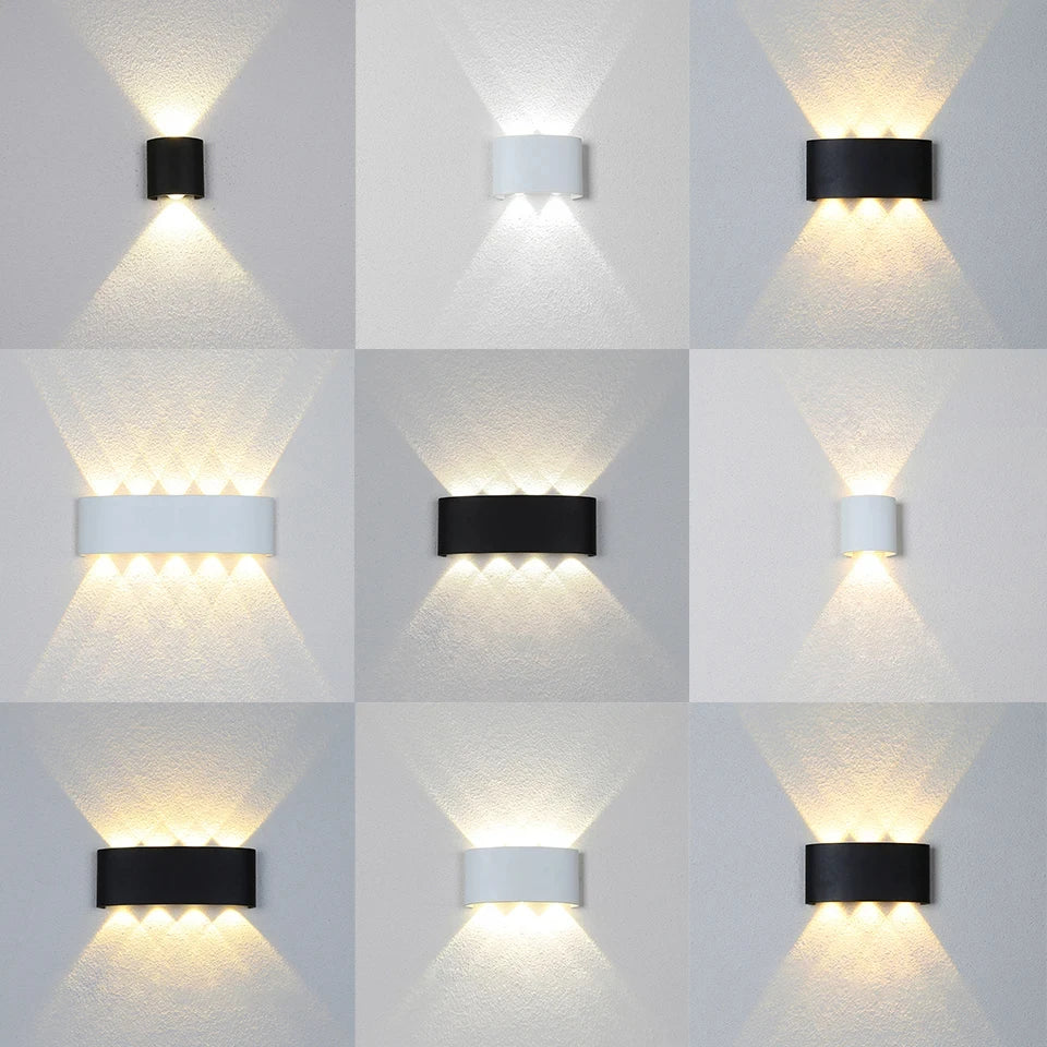 Waterproof LED Wall Lamp – IP66 Indoor/Outdoor Minimalist Light
