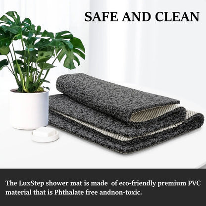 Bathroom Shower Mat – Non-Slip PVC Loofah Rug
