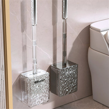 luxury Wall-Mounted Toilet Brush Set – Sleek & Hygienic Design