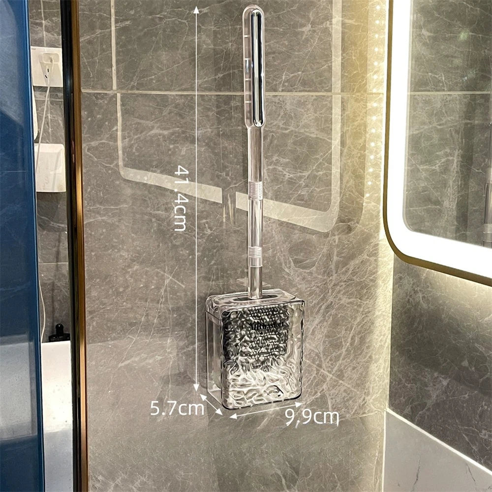 luxury Wall-Mounted Toilet Brush Set – Sleek & Hygienic Design