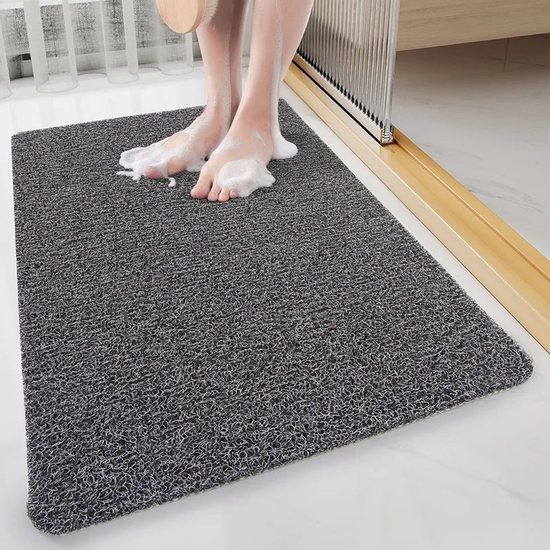 Bathroom Shower Mat – Non-Slip PVC Loofah Rug