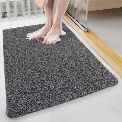 Bathroom Shower Mat – Non-Slip PVC Loofah Rug