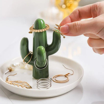 Nordic Gold Ceramic Jewelry Tray