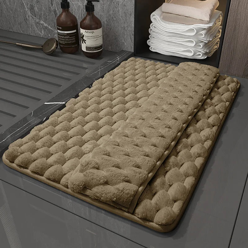 Quick-Absorbing Bathroom Floor Mats – Soft & Non-Slip