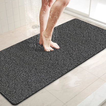 Bathroom Shower Mat – Non-Slip PVC Loofah Rug