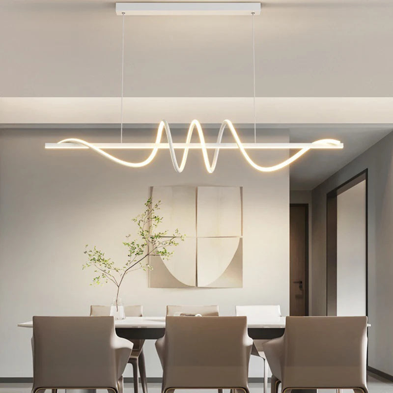 Modern Minimalist Dining Room Chandelier – 2024 Eye-Caring Bar Light
