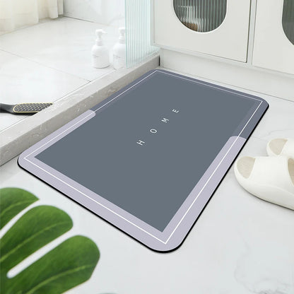 Diatomaceous Earth Anti-Slip Mat – Quick-Dry Bathroom Floor Mat