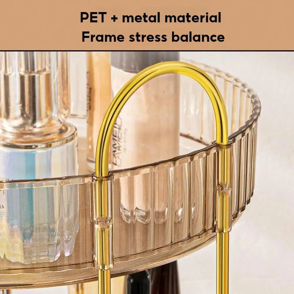 3-Tier Rotating Makeup & Skincare Organizer