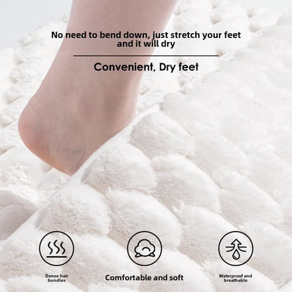 Quick-Absorbing Bathroom Floor Mats – Soft & Non-Slip