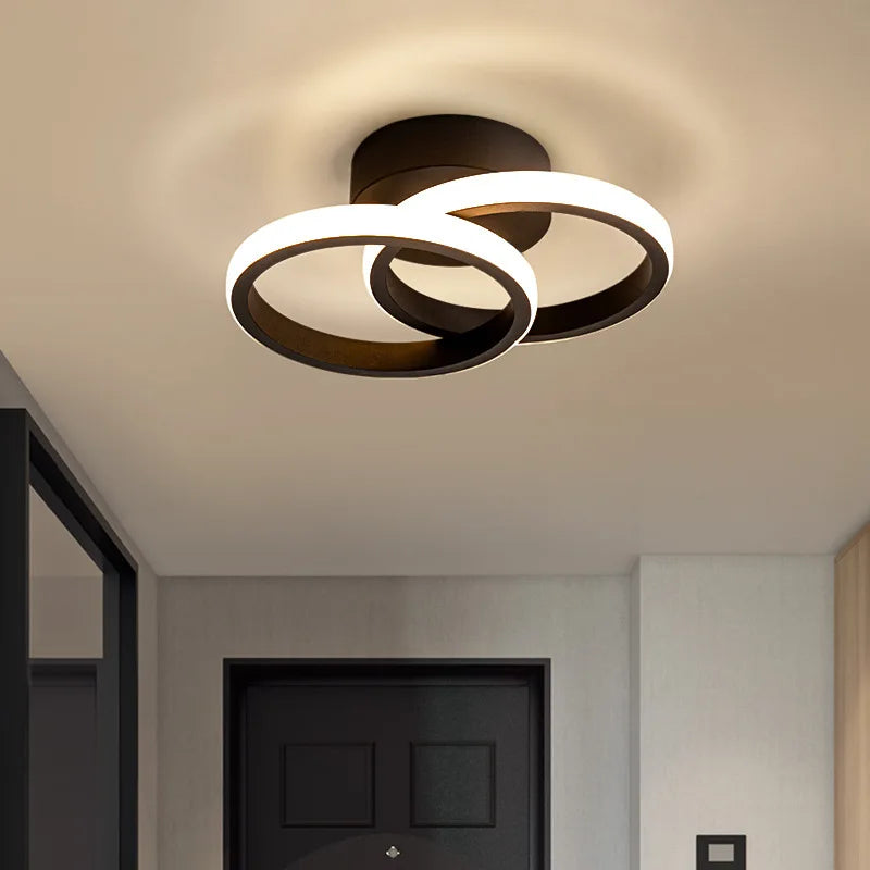 Modern LED Ceiling Lamp – 3-Color Aisle & Bedroom Light
