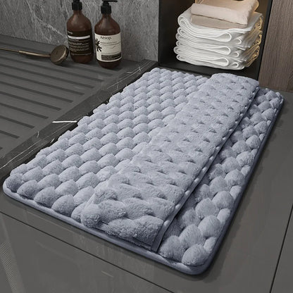 Quick-Absorbing Bathroom Floor Mats – Soft & Non-Slip