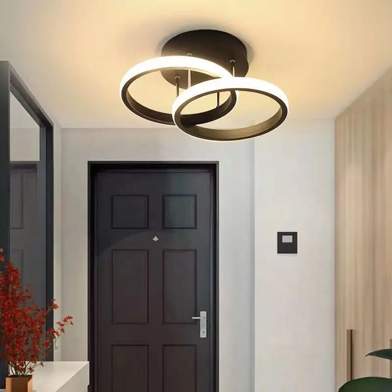 Modern LED Ceiling Lamp – 3-Color Aisle & Bedroom Light