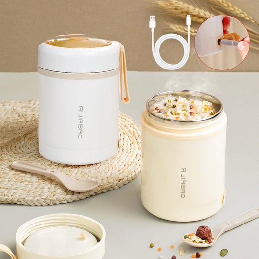 Electric Portable Food Warmer – Compact Heated Lunch Box for Work