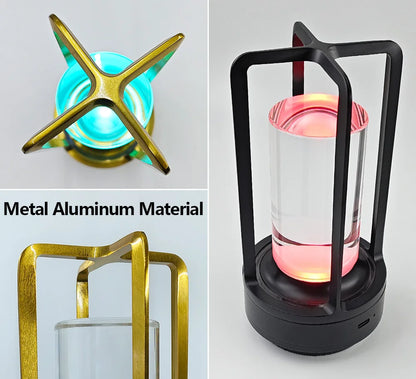 Rechargeable LED Lantern Table Lamp – 16-Color Mood Light