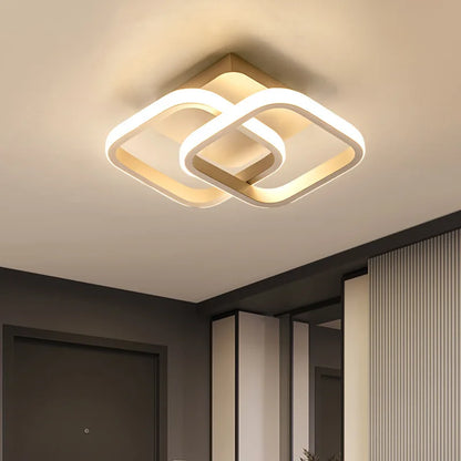Modern LED Ceiling Lamp – 3-Color Aisle & Bedroom Light