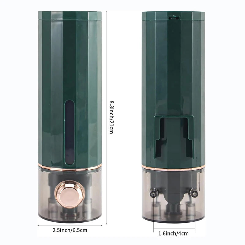 Wall-Mounted Shampoo & Lotion Dispenser