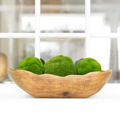 Rustic Paulownia Wood Dough Bowl