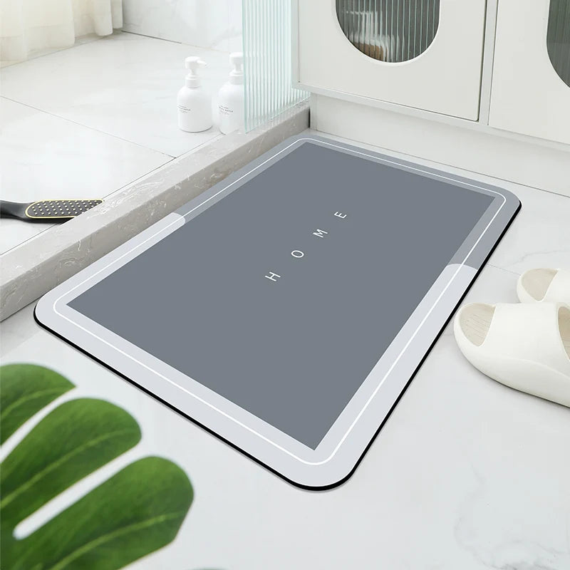 Diatomaceous Earth Anti-Slip Mat – Quick-Dry Bathroom Floor Mat