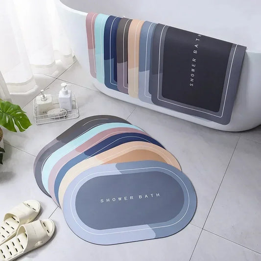 Absorbent Anti-Slip Bathroom Bath Mat